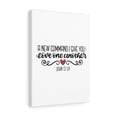 thumbnail image 1 of Scripture Walls New Command I Give You John 13:34 Bible Verse Canvas Christian Wall Art Ready to Hang Unframed, 1 of 7