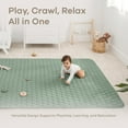 thumbnail image 4 of Comfy Cubs Play Mat, Rectangle (Large) 60” x 96” for Kids & Toddler, Non-Slip Bottom - Fern, 4 of 7