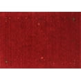 thumbnail image 1 of Ahgly Company Indoor Rectangle Abstract Orange Contemporary Area Rugs, 3' x 5', 1 of 1