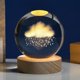 thumbnail image 3 of Regalo del Día del Padre, luz de noche con forma de bola de cristal con forma de galaxia y nubes brillantes, adorno para sala de estar y oficina, regalo de cumpleaños para novias, 3 of 5