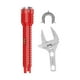thumbnail image 2 of Llave de fregadero Cambio de llave de plomería Llave de tubo de agua de grifo Llave Herramienta de plomería Instalador de grifo y fregadero estilo D, 2 of 9