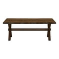 thumbnail image 5 of Furniture of America Arpe X-Cross Leg Coffee Table, Walnut, 5 of 8