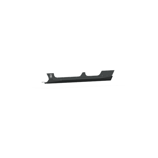 Fits 2020-2023 Jeep Gladiator JT Road Armor Rocker Panel 520ARG4B Stealth; Powder Coated; Black; Steel