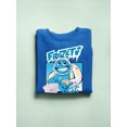 thumbnail image 3 of Frozeti the Yeti - Cool Dippin’ Dots Ice Cream Graphic Men's Sweatshirt, 3 of 4