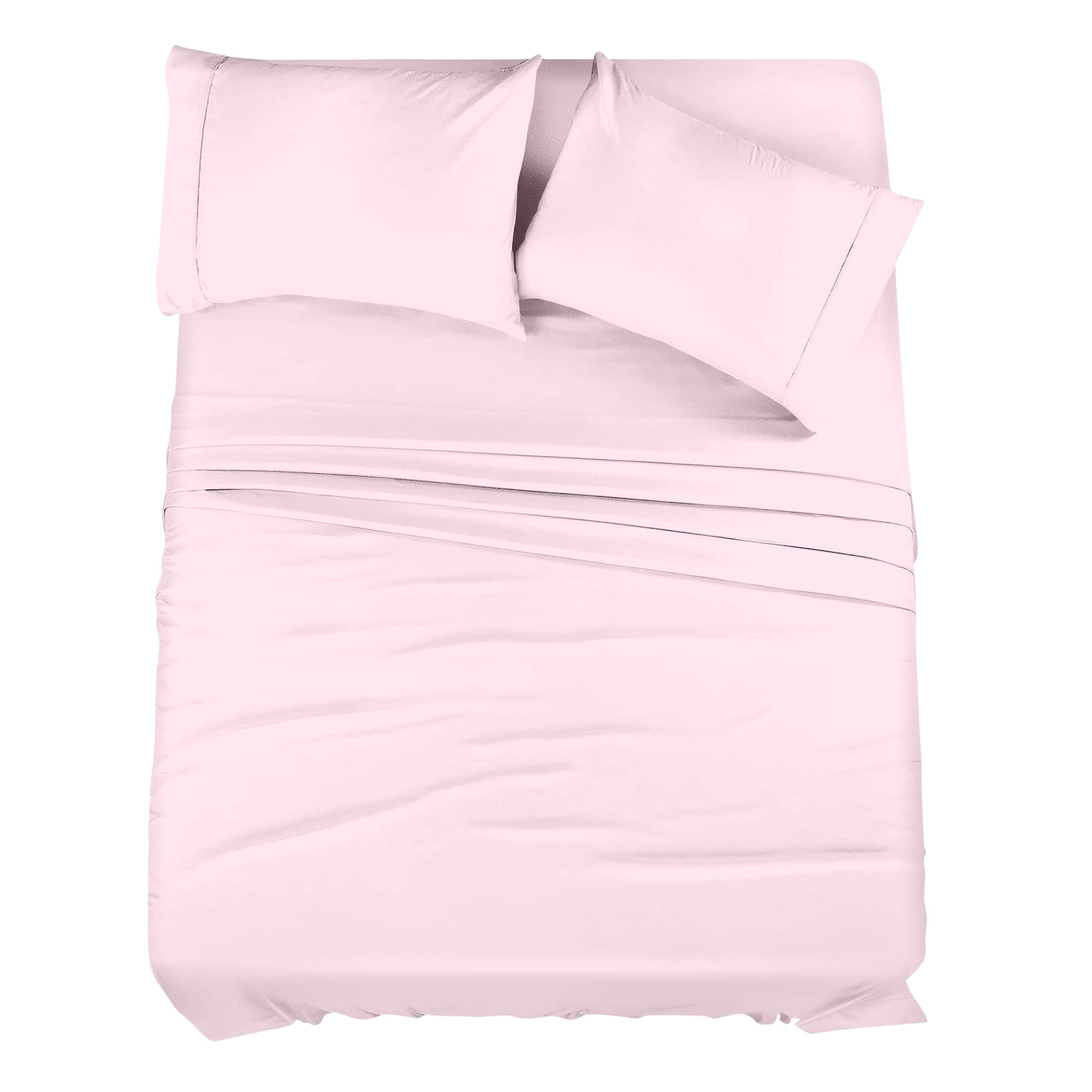 Ensemble de draps 100 % coton à motifs Cloe 1 carré et demi Bleu ciel