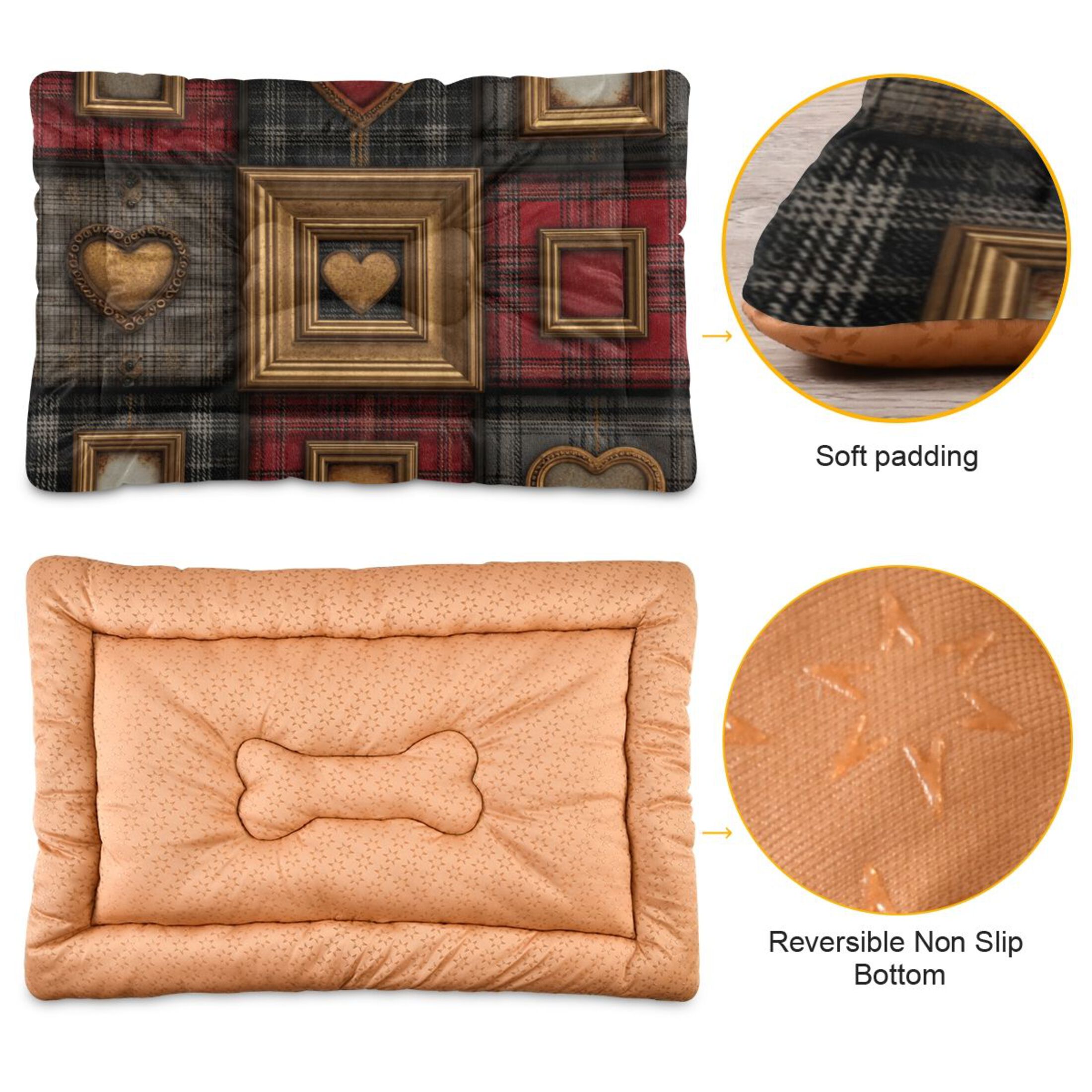 Cozy Mat Pet Bed Indoor Outdoor Warm Soft For Cat Dog Puppy(S/M) Gothic Aesthetic