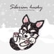 thumbnail image 5 of Guardurnaity 4 piezas lujosas pegatinas de apliques bordados para decoración elegante del hogar perros Husky hierro en Animal chaqueta parche lindo Accesorios de disfraces, 5 of 6