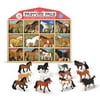 Melissa & Doug Pasture Pals - 12 Collectible Horses With Wooden Barn-Shaped Crate