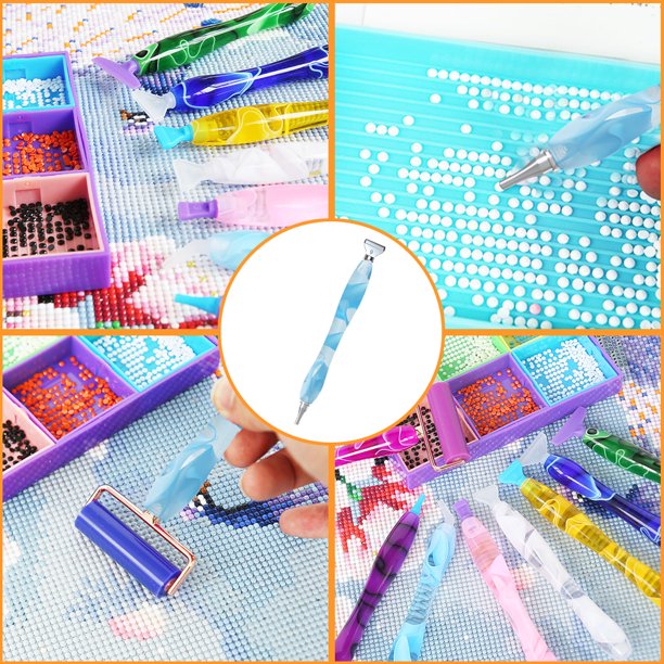 Cuadros Decorativos Herramienta de arte de uñas DIY herramienta de pintura de diamante ecológica para pinturas de diamantes Hobby Wdftyju de costura negro 4 estilos