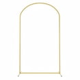 thumbnail image 1 of kowaku Gold Metal Arch Stand Reusable Wedding Arch Frame Easy Assembly Arched Backdrop Frame for Party, 1 of 10