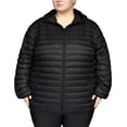 thumbnail image 1 of Snow Country Outerwear Plus Extended Size Packable Down Jacket Hooded Coat 1X-6X, 1 of 5