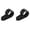 Black, variant on R-Type Cable Clamp 1PC Black Nylon Cable Organizer Clip 1 Inch Inner Diameter Screw Fix Wire Management Fastener for Electrical Conduit Home Industrial Use