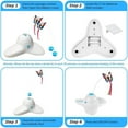 thumbnail image 3 of Juguetes para gatos, divertidos deportes, juguetes giratorios para gatitos con aleteo eléctrico, rompecabezas para gatos con mariposas, 3 of 5