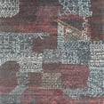 thumbnail image 1 of Ahgly Company Machine Washable Indoor Square Contemporary Rosy-Finch Purple Area Rugs, 3' Square, 1 of 7