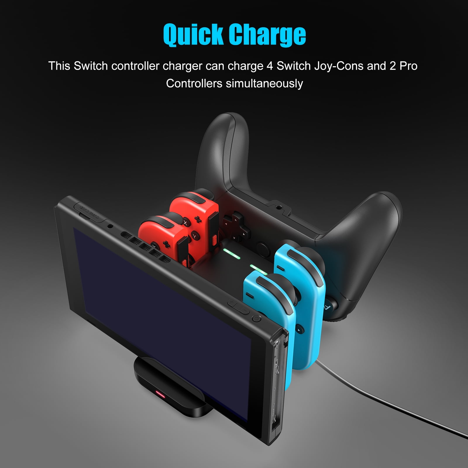 Switch Controller Charger Dock Station fit for Nintendo Switch Joy - Main Image