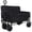 Black, variant on LuckyNote Heavy Duty 3-in-1 Folding Wagon Cart, Convertible Bench Seat Utility Wagon 500lb Load, All Terrain Wheels Foldable Transport Cart, Black