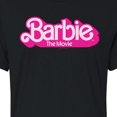 thumbnail image 3 of Barbie The Movie - Movie Logo  - Juniors Cropped Cotton Blend T-Shirt, 3 of 5