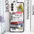 thumbnail image 1 of Funda de teléfono con pegatinas para Samsung Galaxy S20 Plus, S21 FE, S22, S23 Ultra, A54, A53, A52, A33, A32, A13, A73 Fivean unisex, 1 of 2