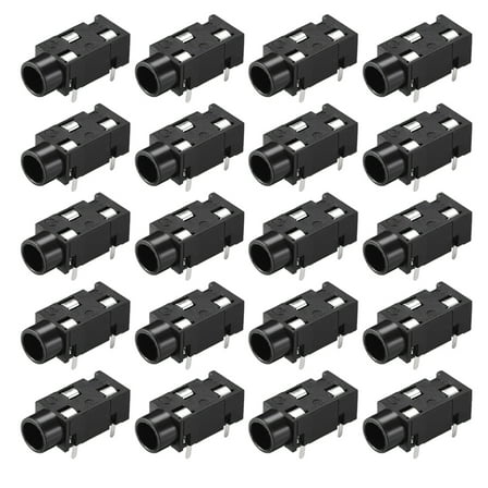 3.5 mm Audio Jack Connector PCB Mount Female Socket 3Pin PJ-320 20pcs
