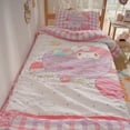 thumbnail image 2 of Sanrio Hello Kitty Kuromi Cinnamoroll Bedding Set Four Piece Bedding Double Pillowcase Bed Linens Dorm Bedclothes Home Textile, 2 of 7