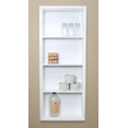 thumbnail image 2 of Fox Hollow Furnishings Sloane Wall Niche Recessed 14" W x 36" H 3 Fixed Shelves, 2 of 3