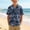 C, variant on Boys Hawaiian Shirts with Pocket- Button Down Tropical Print Short Sleeve Kids Beach Shirts Multicolor Size 14