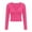 A-Hot Pink, variant on Long Sleeve T Shirt Womens Solid Color Slim Fit Casual Top V Neck Elegant Basic Tee for Daily Wear A-Blue L