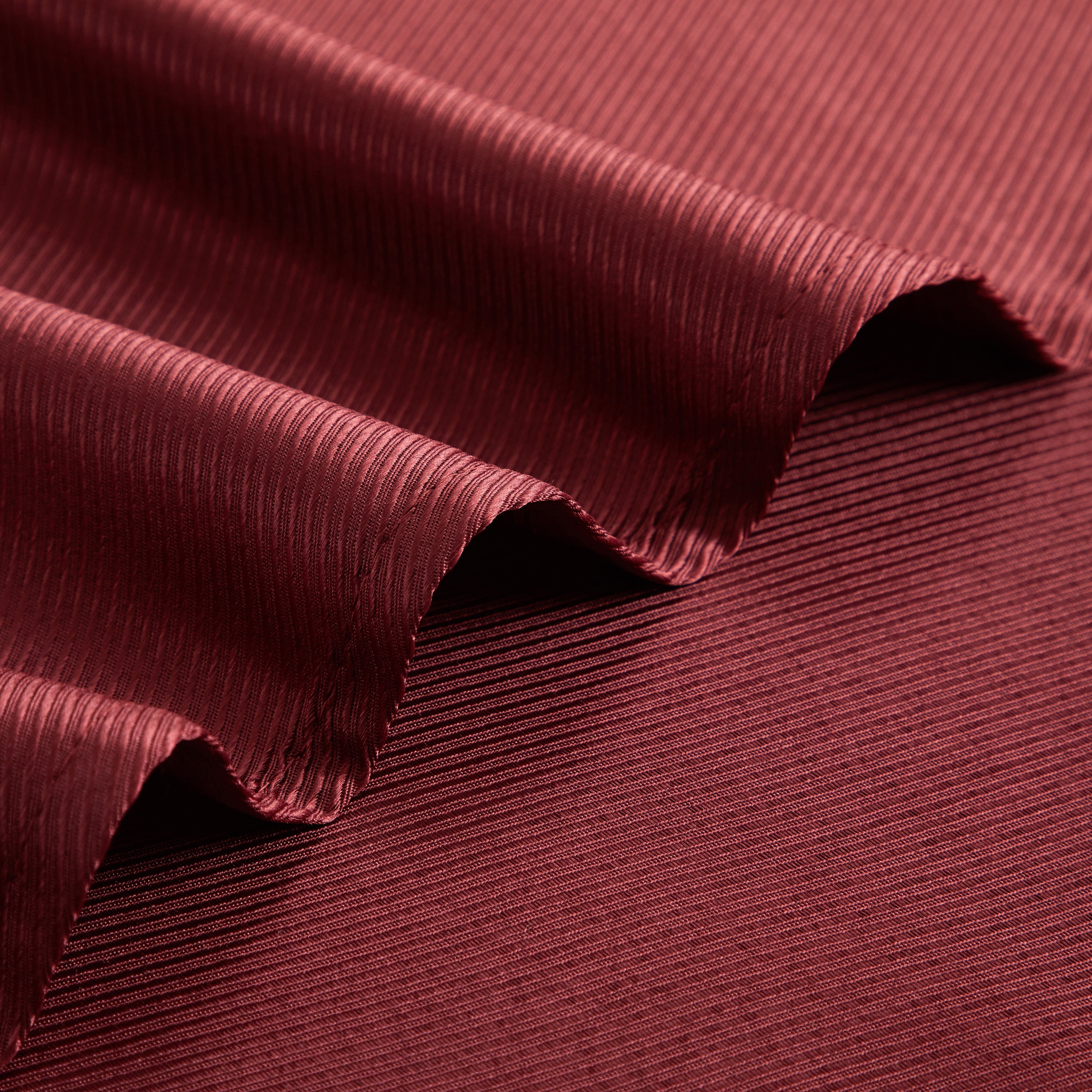 Better Homes & Gardens Maroon Embroidered Lattice Sheer & Twill Weave 4 Piece Curtain Set, 63"