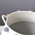 thumbnail image 4 of Corbeille à Linge en Corde de Coton, Contenant de Rangement en Tissu pour Jouets, 4 of 10