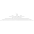 thumbnail image 2 of 60"W x 12 1/2"H x 2"D x 4"F, 5/12 Pitch, Richland Architectural Grade PVC Gable Bracket, 2 of 8