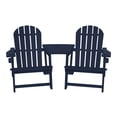 thumbnail image 3 of WestinTrends Azura Outdoor HDPE Adirondack Chairs With Connecting Table Tray (Set of 2), Navy Blue, 3 of 16