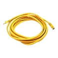 thumbnail image 2 of Monoprice - Patch cable - RJ-45 (M) to RJ-45 (M) - 14 ft - UTP - CAT 5e - snagless, stranded - yellow, 2 of 3