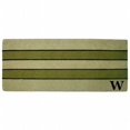 thumbnail image 1 of Nedia Home 9374745W 24 x 57 Pouces Pistaches Robustes Coco Mat Monogrammé W, 1 of 1