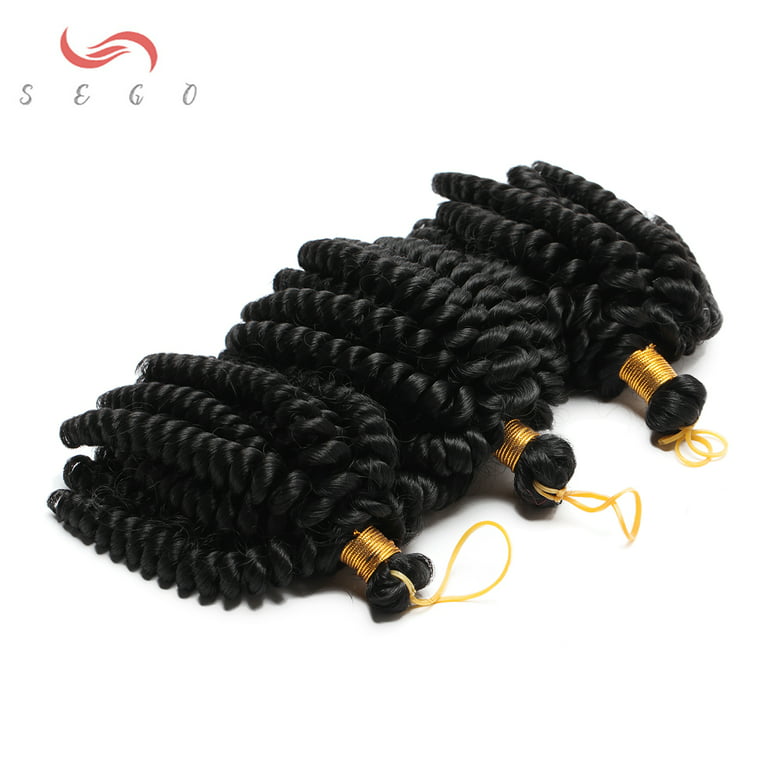 SEGO Short Jamaican Bounce Crochet Braids Hair Synthetic Braiding Hair  Extensions Jumpy Wand Curly Hair for Women