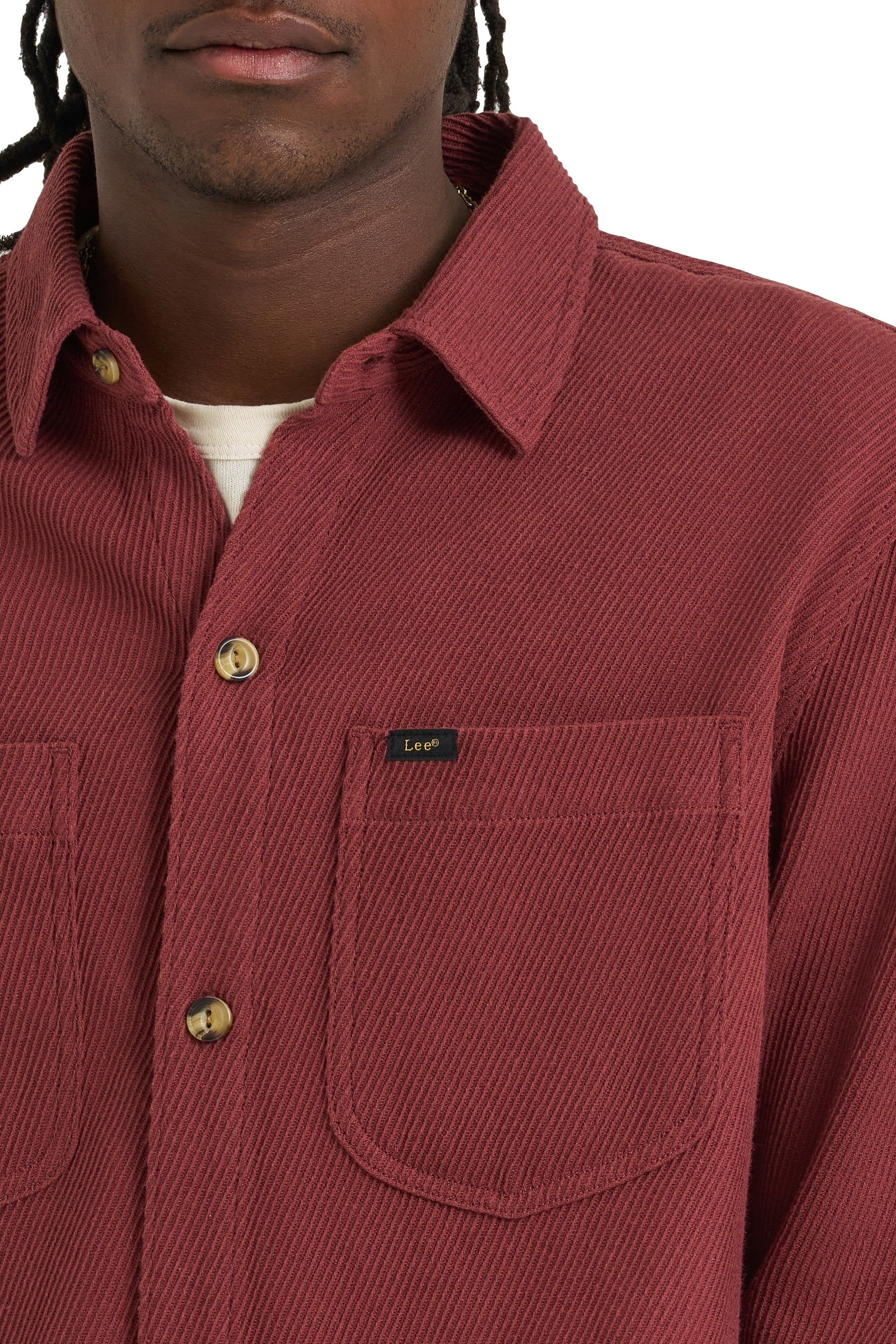 Lee® Men's Heritage Solid Overshirt, Sizes 3XL-XXL