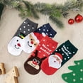thumbnail image 1 of Calcetines de Navidad 4 pares Baoblaze Ines de los Tobillos Cálidos, 1 of 8