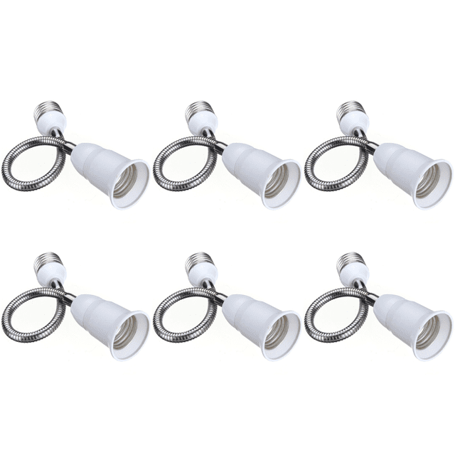 E27 Bombilla de luz LED Portalámparas Enchufe adaptador de extensión flexible (40 cm)
