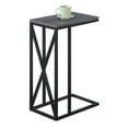 thumbnail image 2 of Pemberly Row C End Table in Weathered Gray Wood and Black Metal, 2 of 4