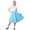 Blue, variant on 50s Blue Poodle Skirt Adult Costume