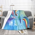 thumbnail image 2 of My Lit-Tle Pony Fleece Blanket Super Soft Cozy Throw Blanket Fuzzy Comfy Flannel Blanket Warm Plush Blankets And Throws For Couch, Sofa, Bed 40"X30", 2 of 7