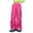 Hot Pink-A, variant on Girl's Casual Elastic Waist Cargo Pants Multi Pockets Lightweight Cotton Teens Trousers School Teens 3-14 Years