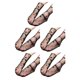 thumbnail image 2 of Jumpingount Calcetines de nailon de malla Floral de encaje Sexy para mujer y niña, calcetines cortos suaves elásticos a la moda de verano para Type2 NO2, 2 of 6