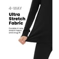 thumbnail image 5 of Woolcano Kids 100% Merino Wool Base Layer Set Unisex Thermal Underwear for Girls & Boys Ski Winter, 5 of 6