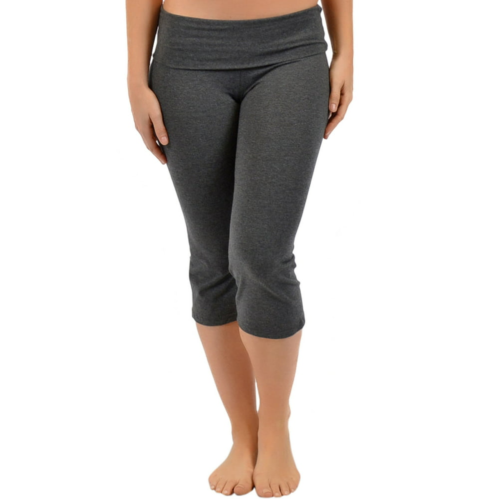 MOREFEEL Plus Size Capri Yoga Pants For Women
