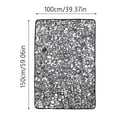 thumbnail image 3 of Huanglei Kids Doodle Lamb Fleece Blanket Washable Art Canvas For Parent Child Activity &, 3 of 4