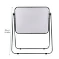 thumbnail image 3 of Clear Acrylic Folding TV Tray Table, Clear Acrylic Modern Square Side Table, Small Folding Desk, No Assembly Required, 3 of 29