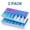 Blue, variant on Pill Organizer 4 Times a Day, Pill Box Weekly Pill Organizer 7 Day with One-Touch Open,Extra Large Compartments, Travel Pill Organizer for Daily Use 1 Pack