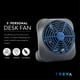 thumbnail image 3 of Ventilador a batería O2COOL Treva de 5 pulgadas, 2 velocidades, azul oscuro, 3 of 7