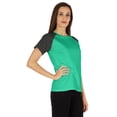 thumbnail image 2 of Inkmeso Womens Raglan Short Sleeve T-Shirt Regular Fit Casual Solid Basic Tee T-Shirts, 2 of 7