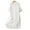 White, variant on Tumotour Linen Fress For Women Solid Color Midi Dress V Neck Short Sleeve Causal Loose Tshirt Dresses Summer